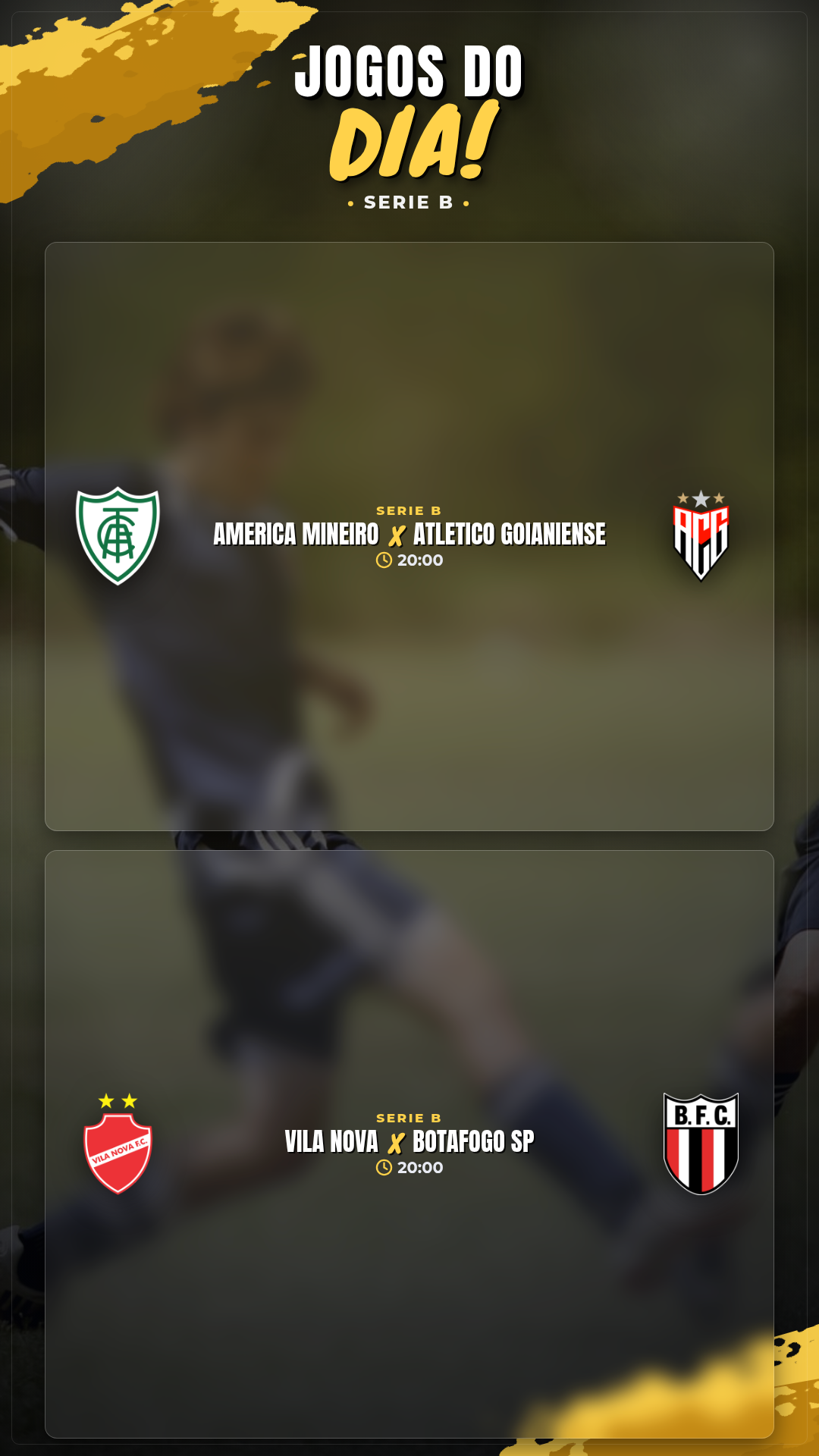 Jogos do Dia — Serie B